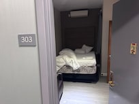 No one clean the room prior to us entering.