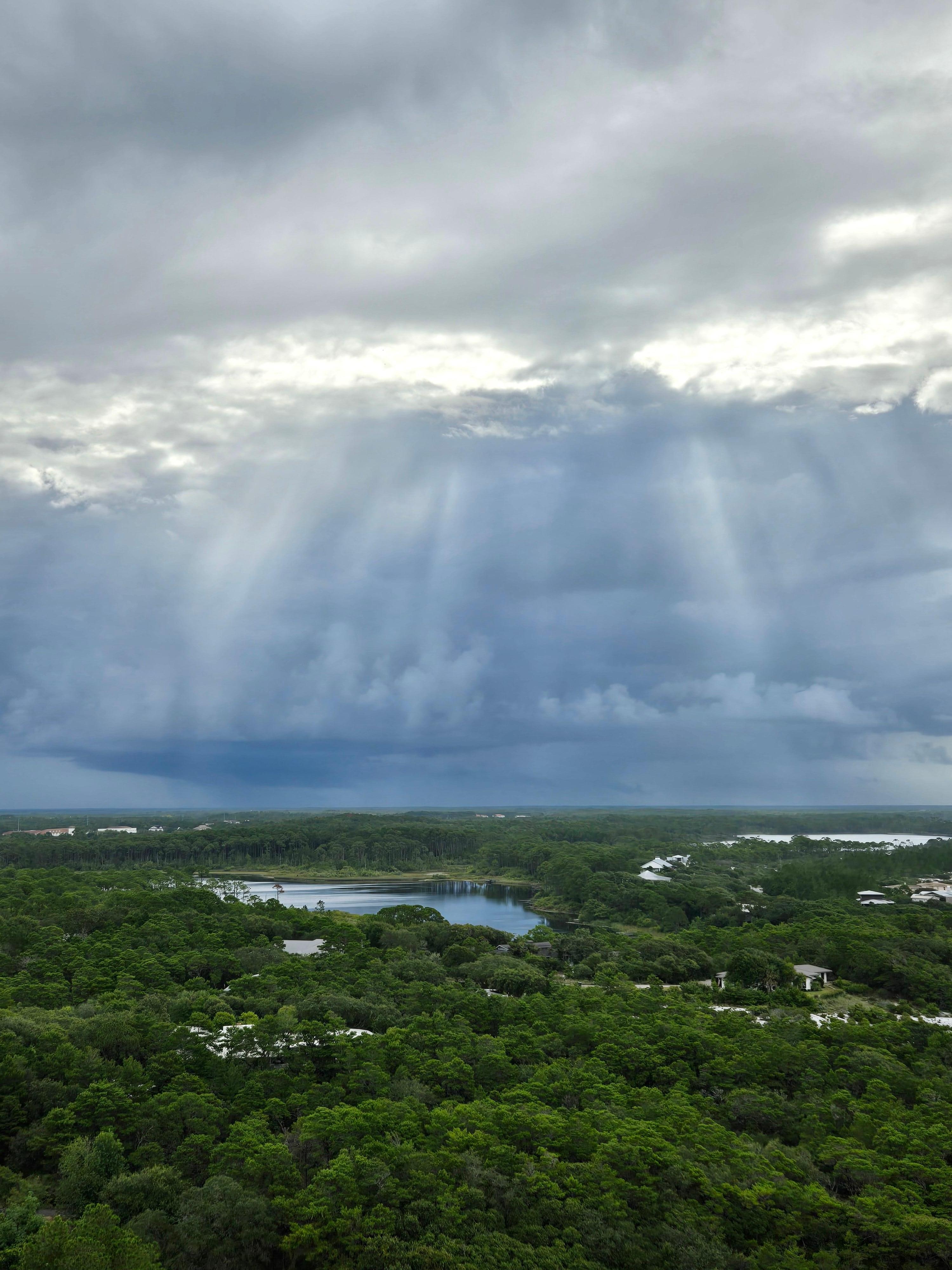 From just outside the front door