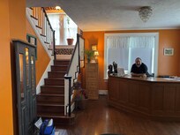 Inkeeper George at the front desk. He's a very nice guy!