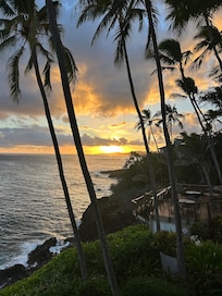 Sunset view from the deck!