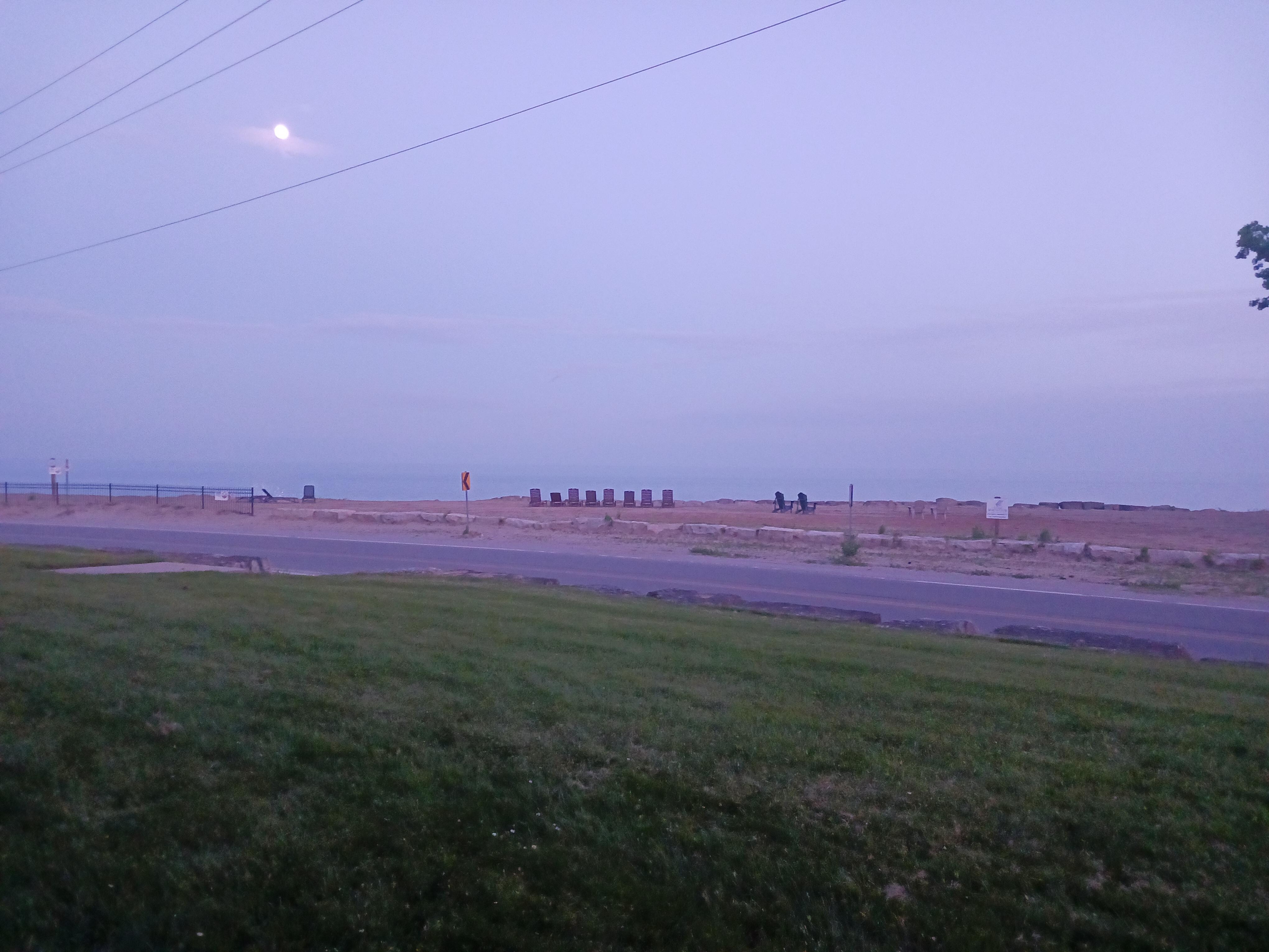 The beautiful view from our personal patio