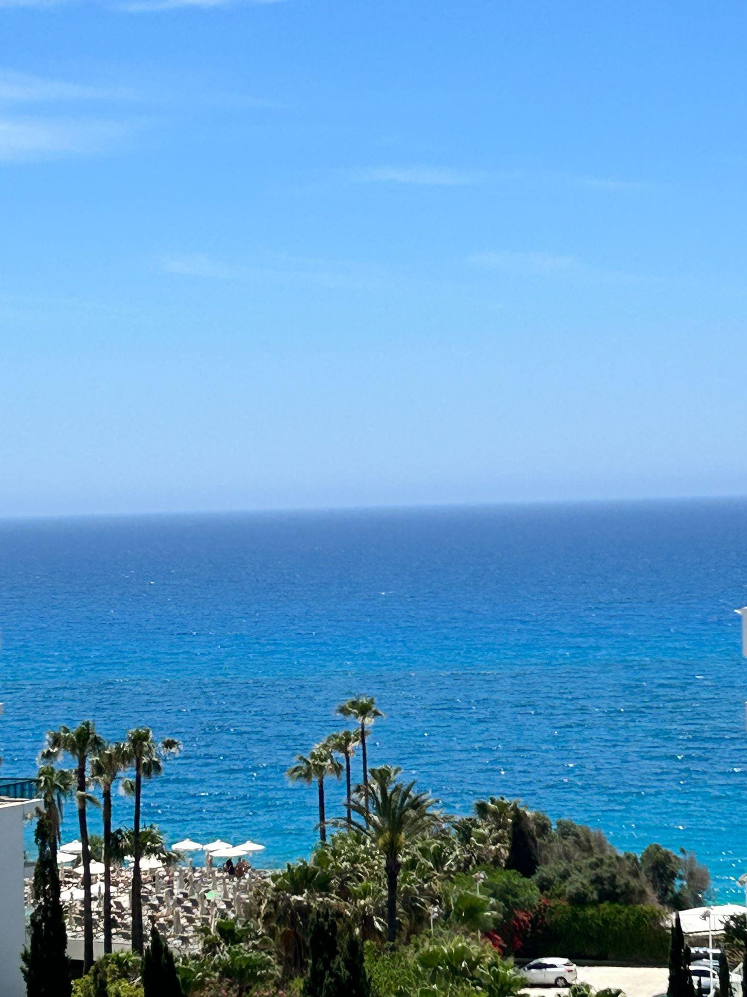 View from balcony.