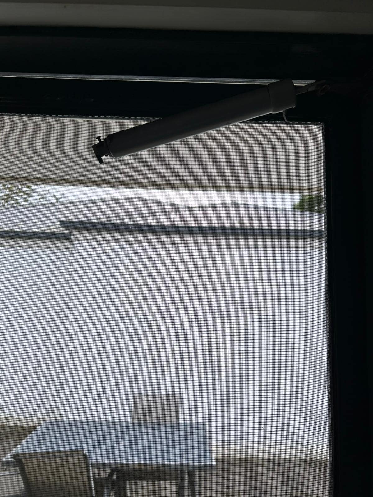 Rear door restraint is broken