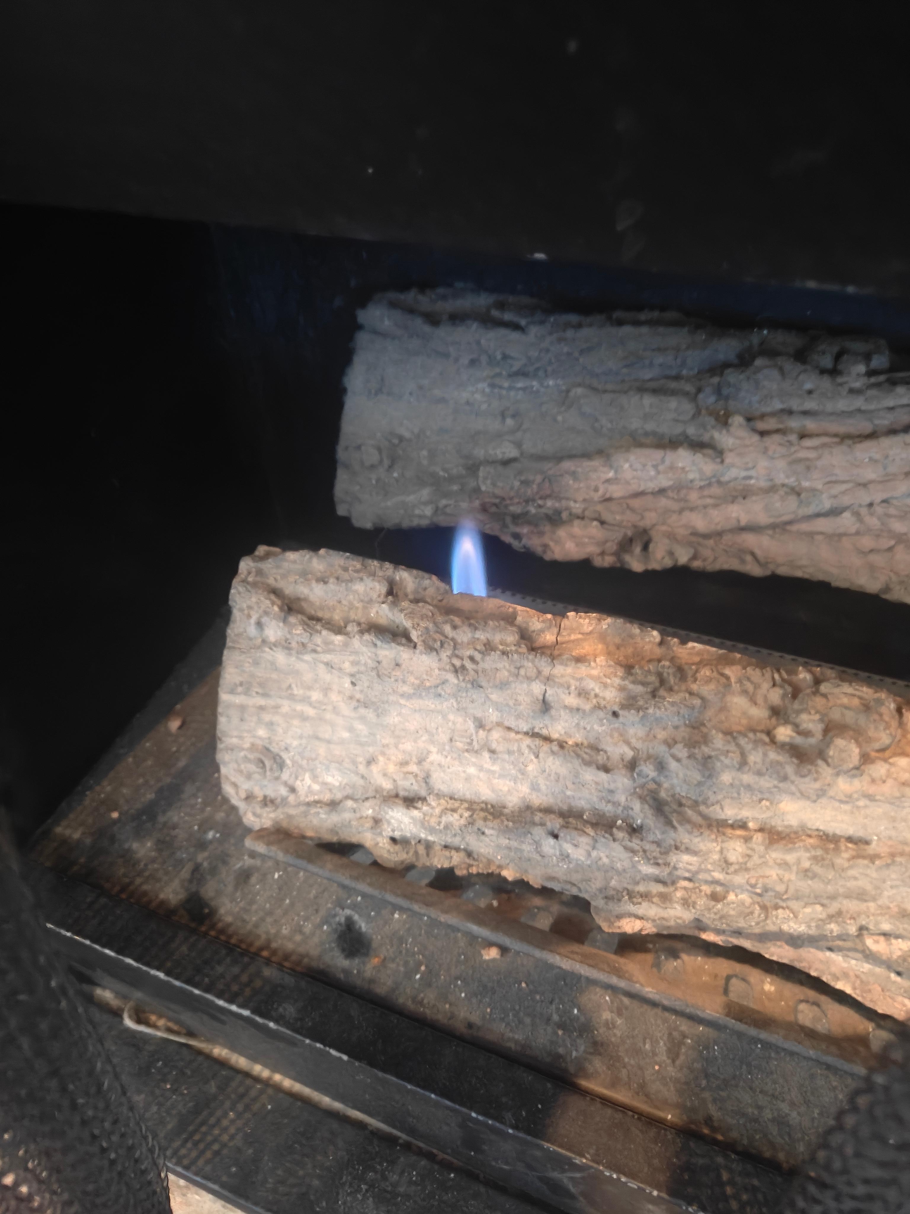 Pilot never turned off, open flame all night. Very dangerous 