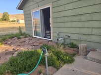 uneven patio