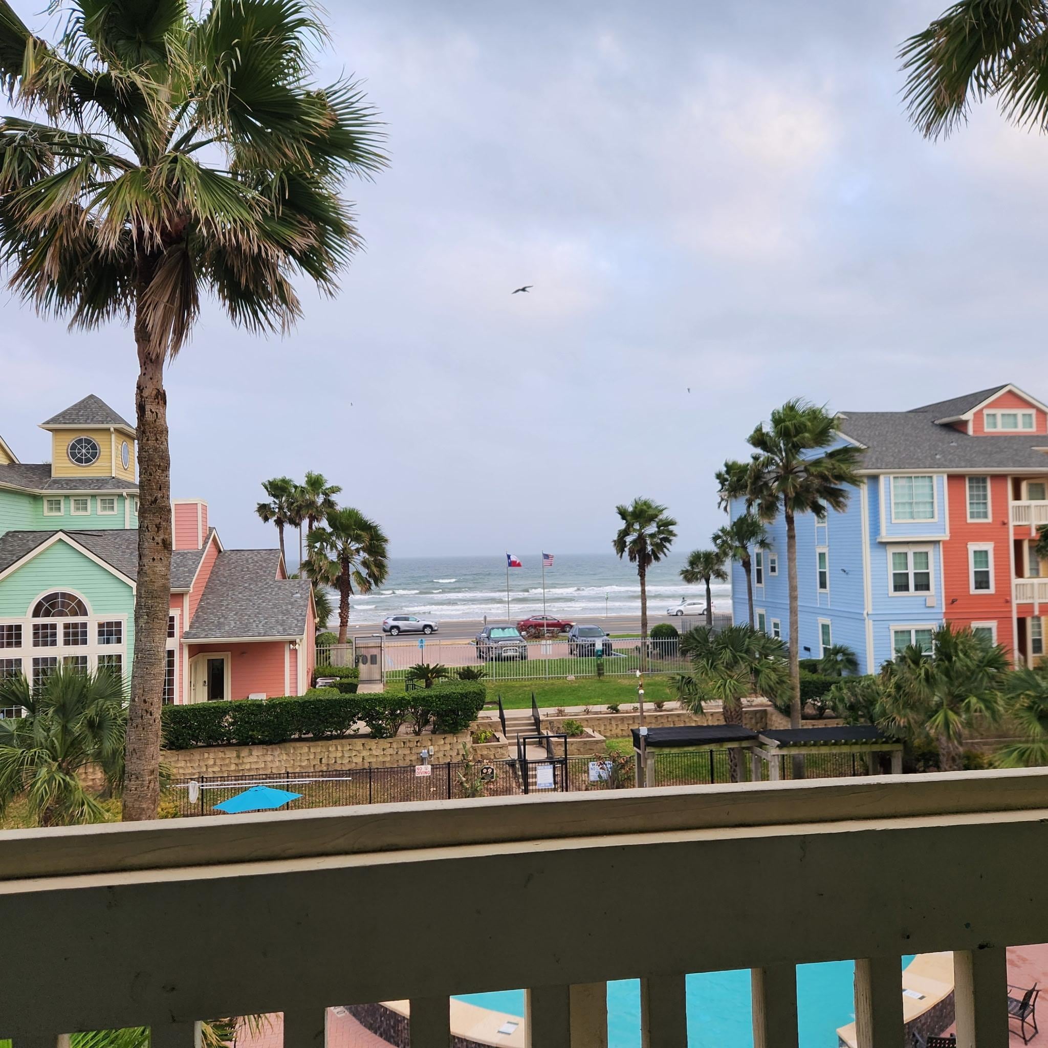 Taken from the balcony.