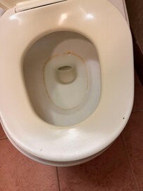 Dirty toilet