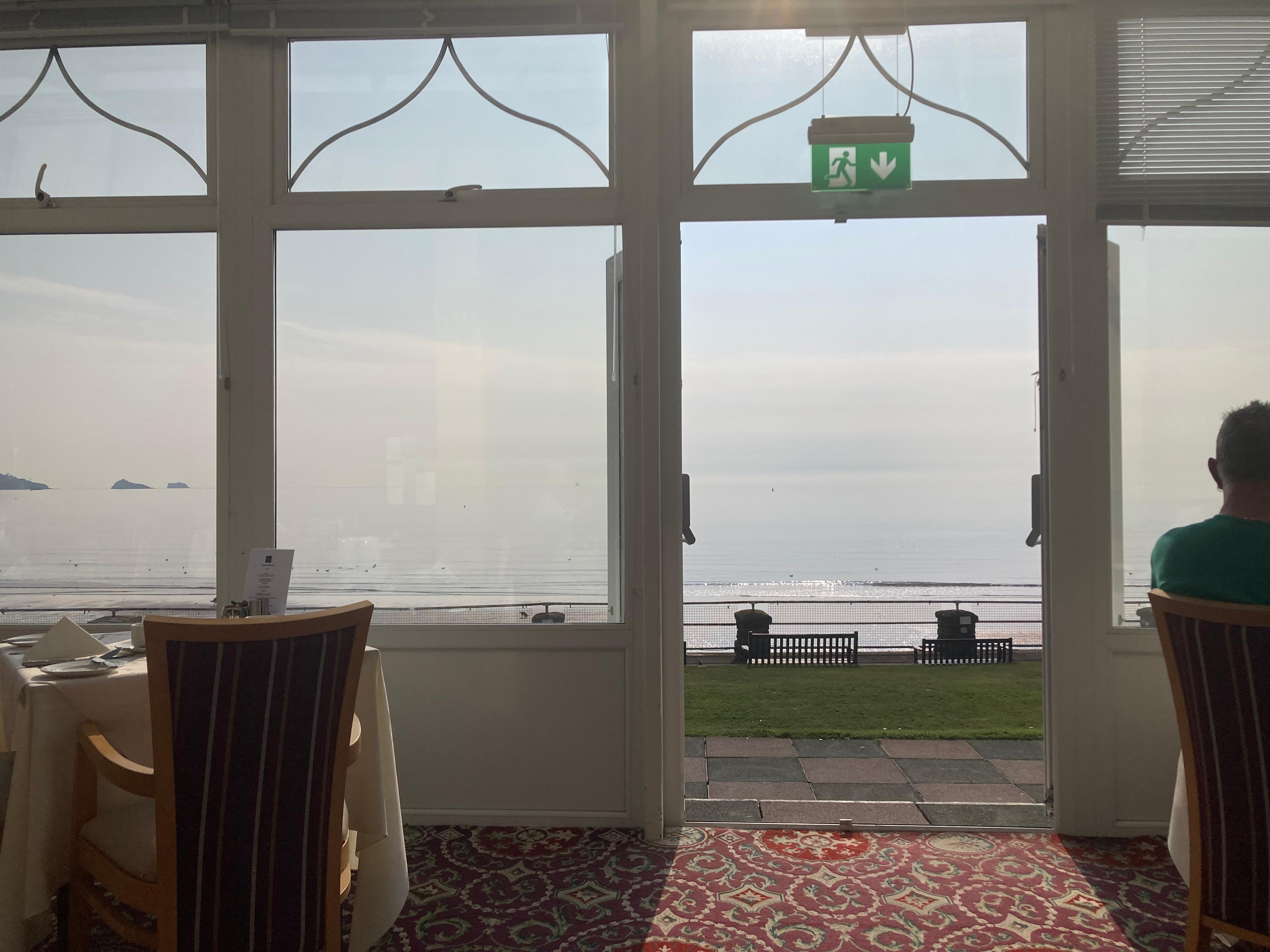 View from breakfast room