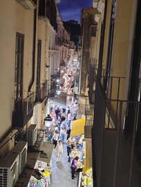 Shopping on side street