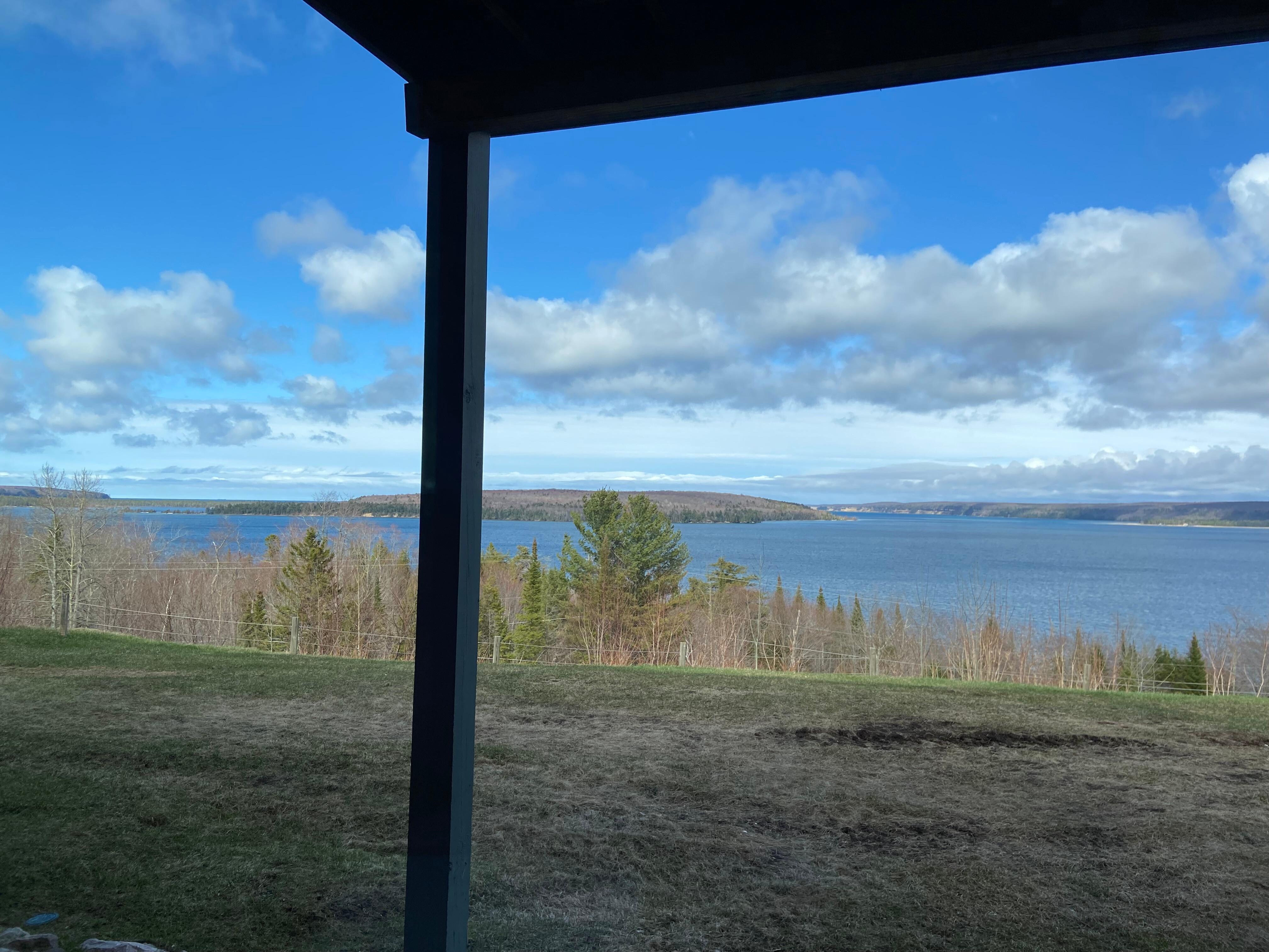 My room view.  Lakeside.  First floor. 