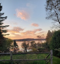 Sunset view from porch