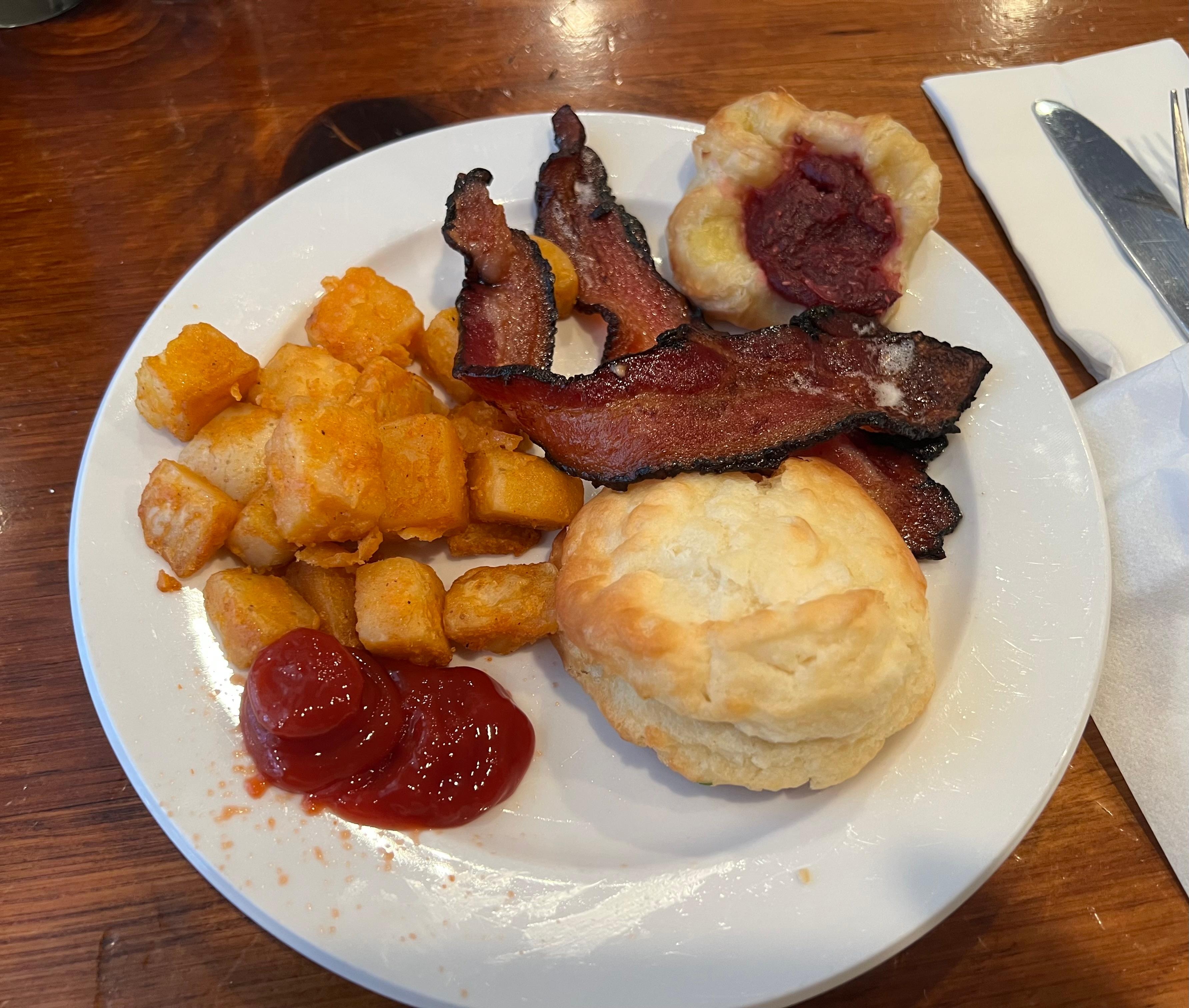 Breakfast- NOT worth $15!