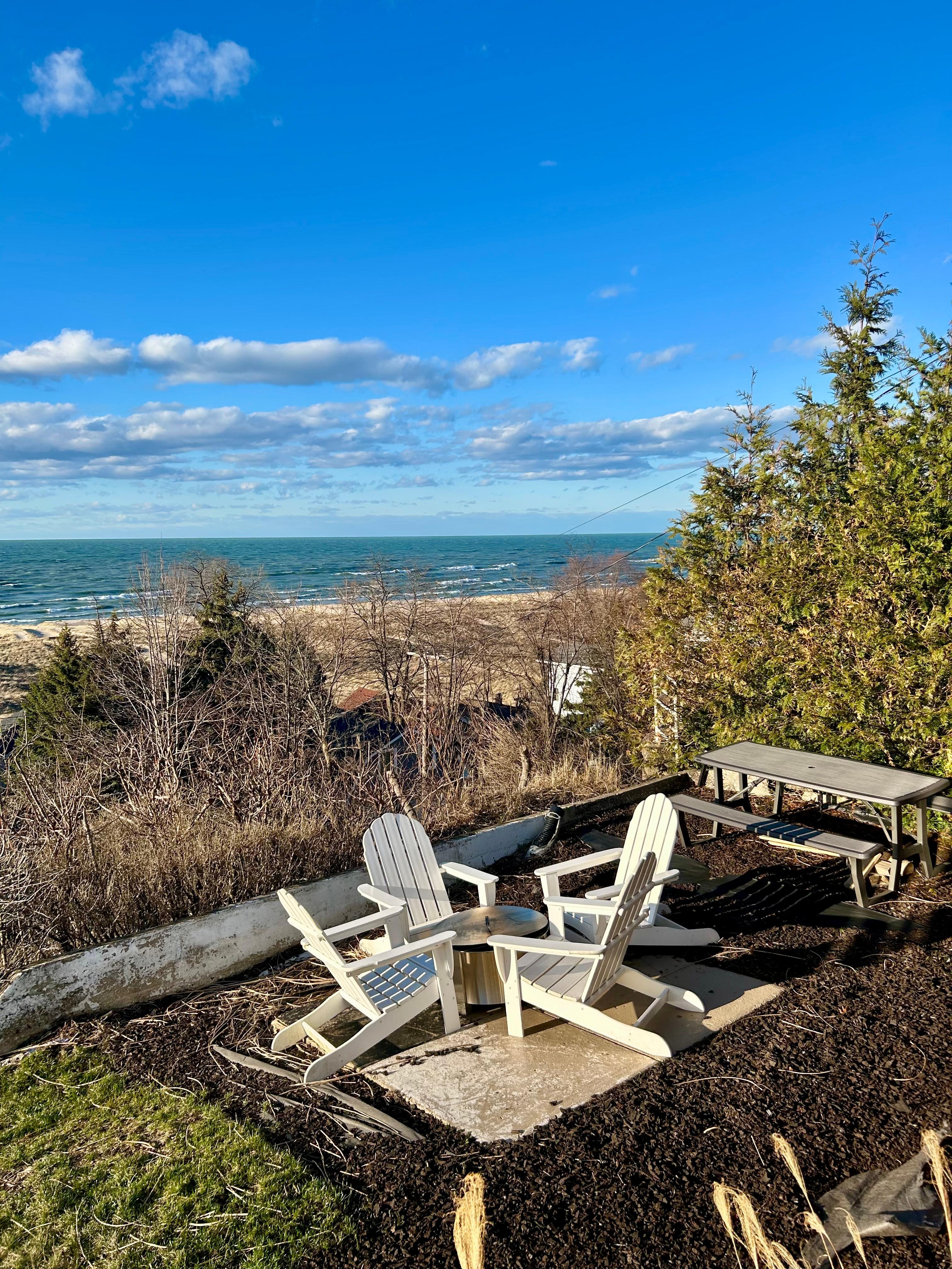 View from back porch/yard