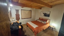 Comfy bedroom.