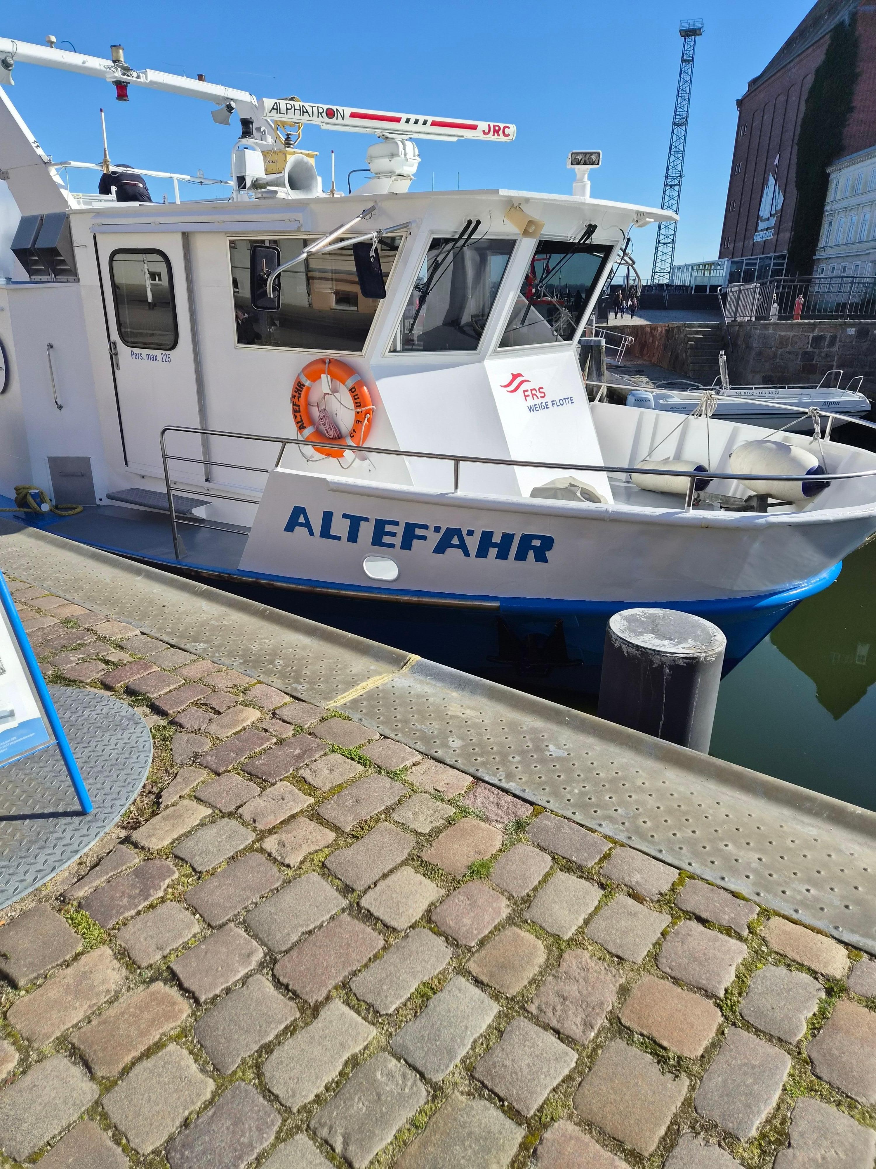 Die Fähre  Altefähr von Stralsund nach Altefähr