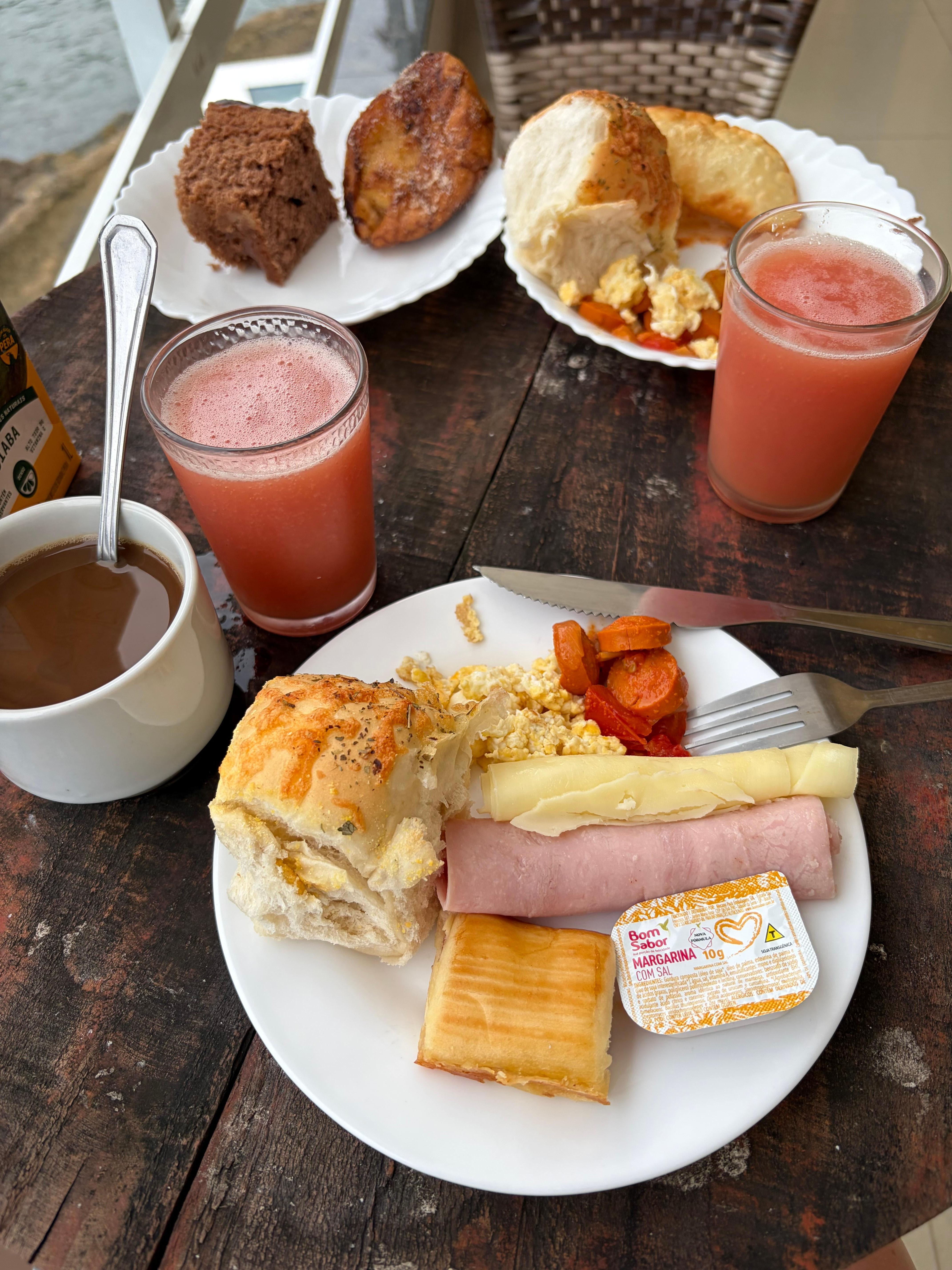 The breakfast that is included!