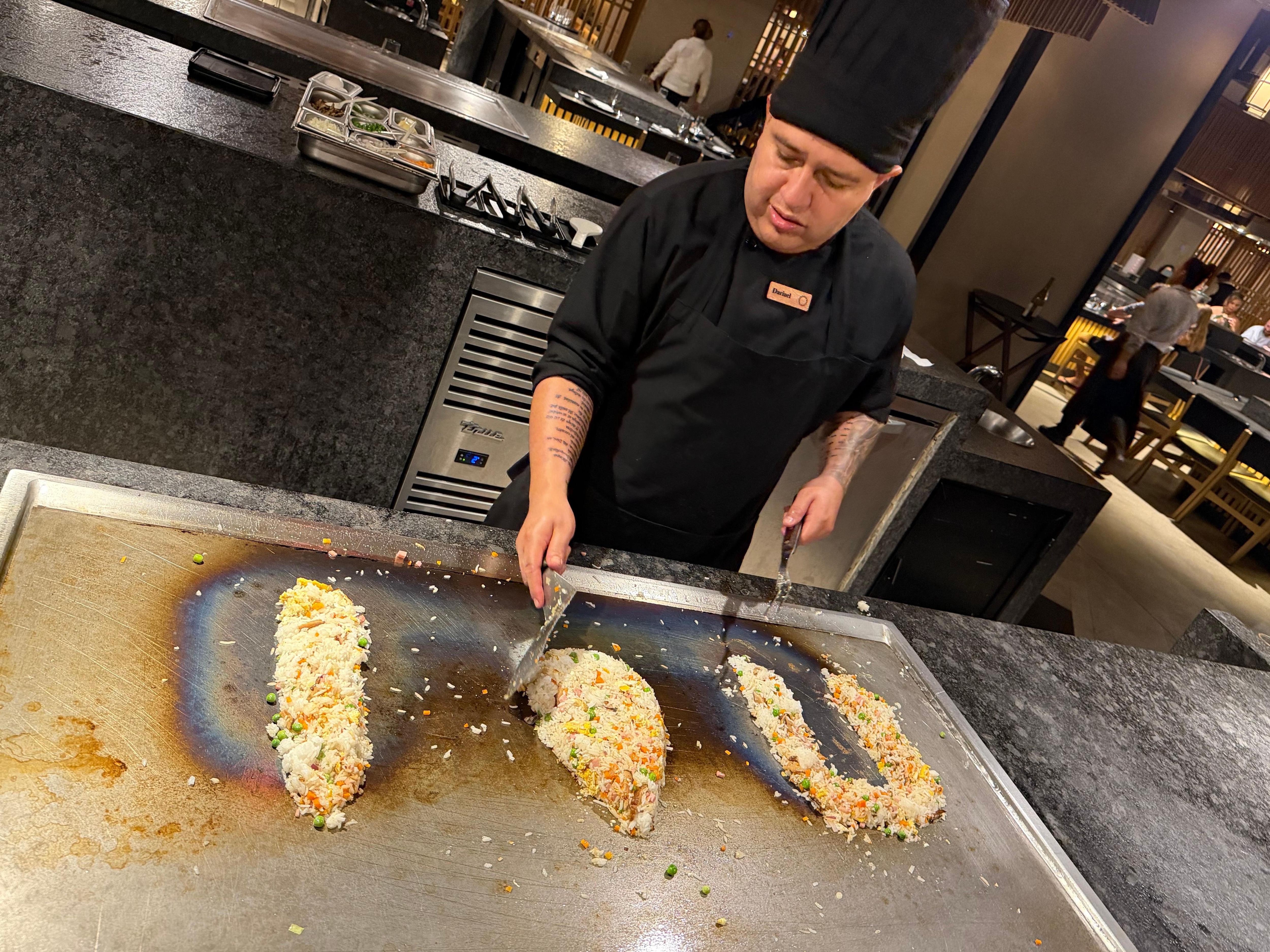 En uno de nuestras cenas en el Kita 