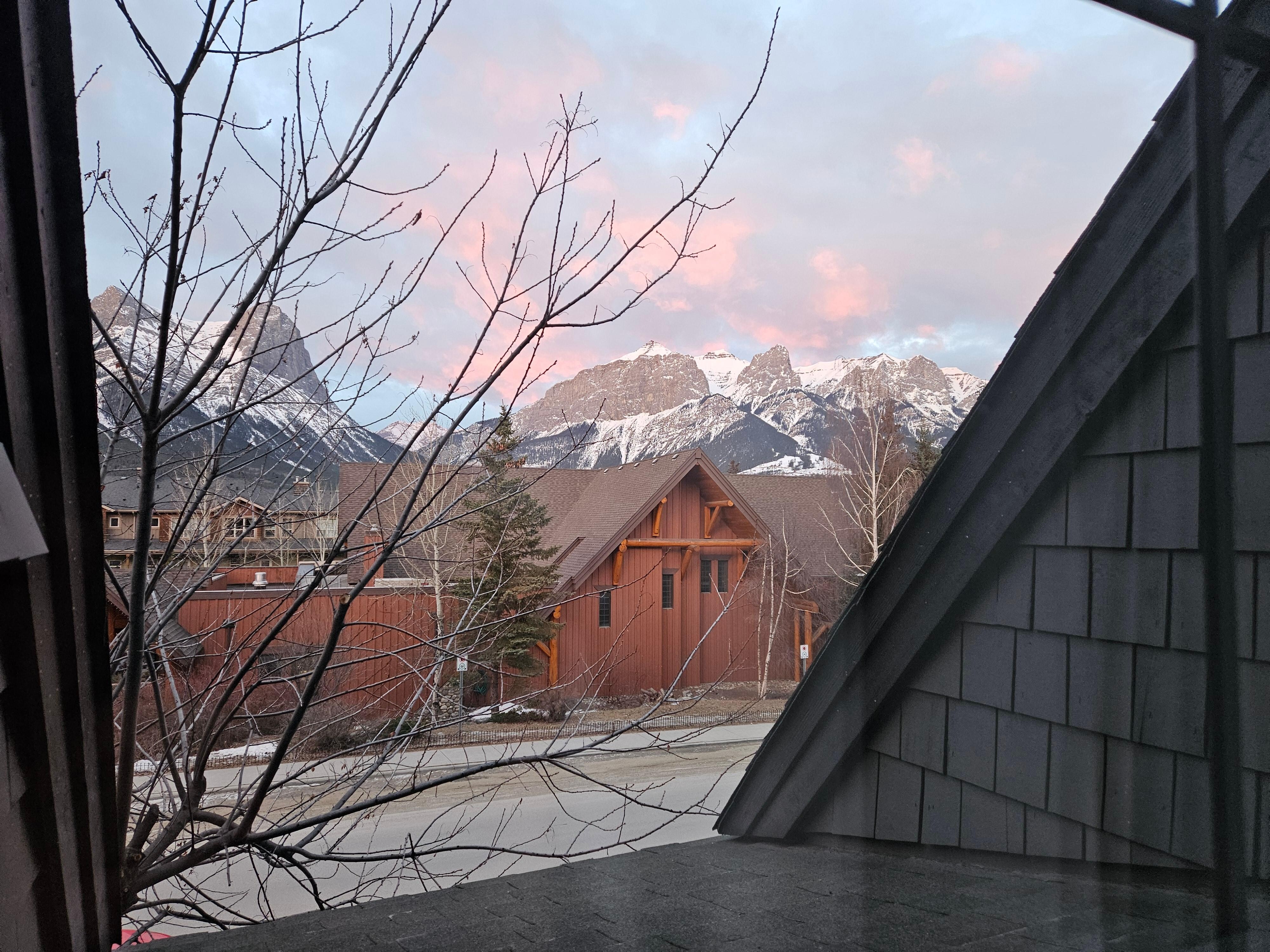 Morning view from master bedroom