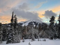 View of mountain from Family room window.