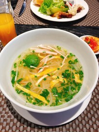 毎朝朝食のフォーが楽しみでした。