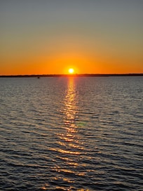 Sunset from the deck.
