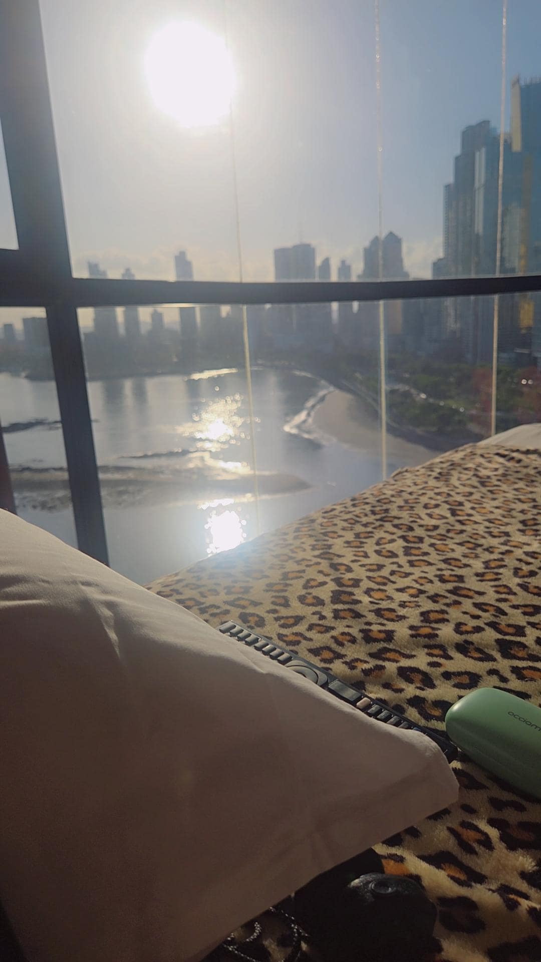 Love the view from my bed on 16th floor