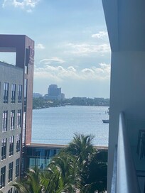 View from balcony.