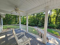 Beautiful comfy front porch