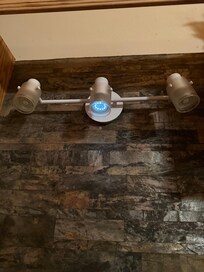 The light over the stove was burnt out and only the middle light barely worked but not to light anything