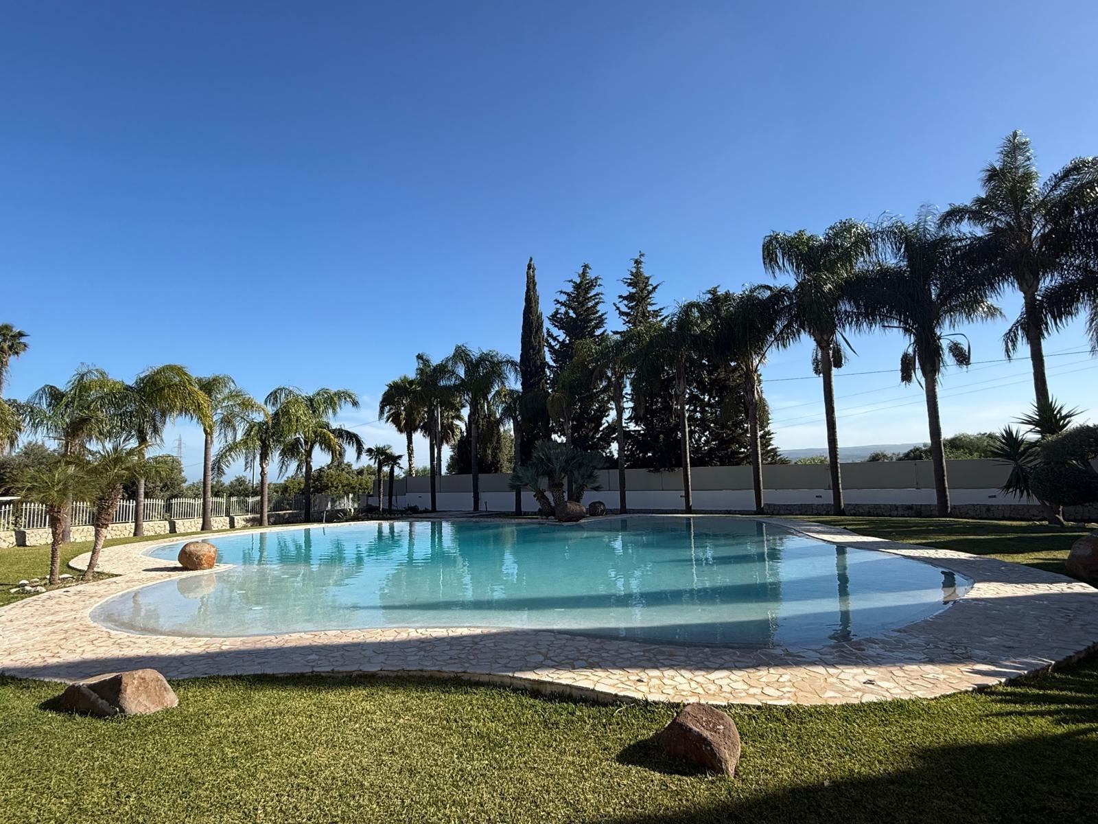 Pool and gardens