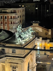 View from rooftop restaurant
