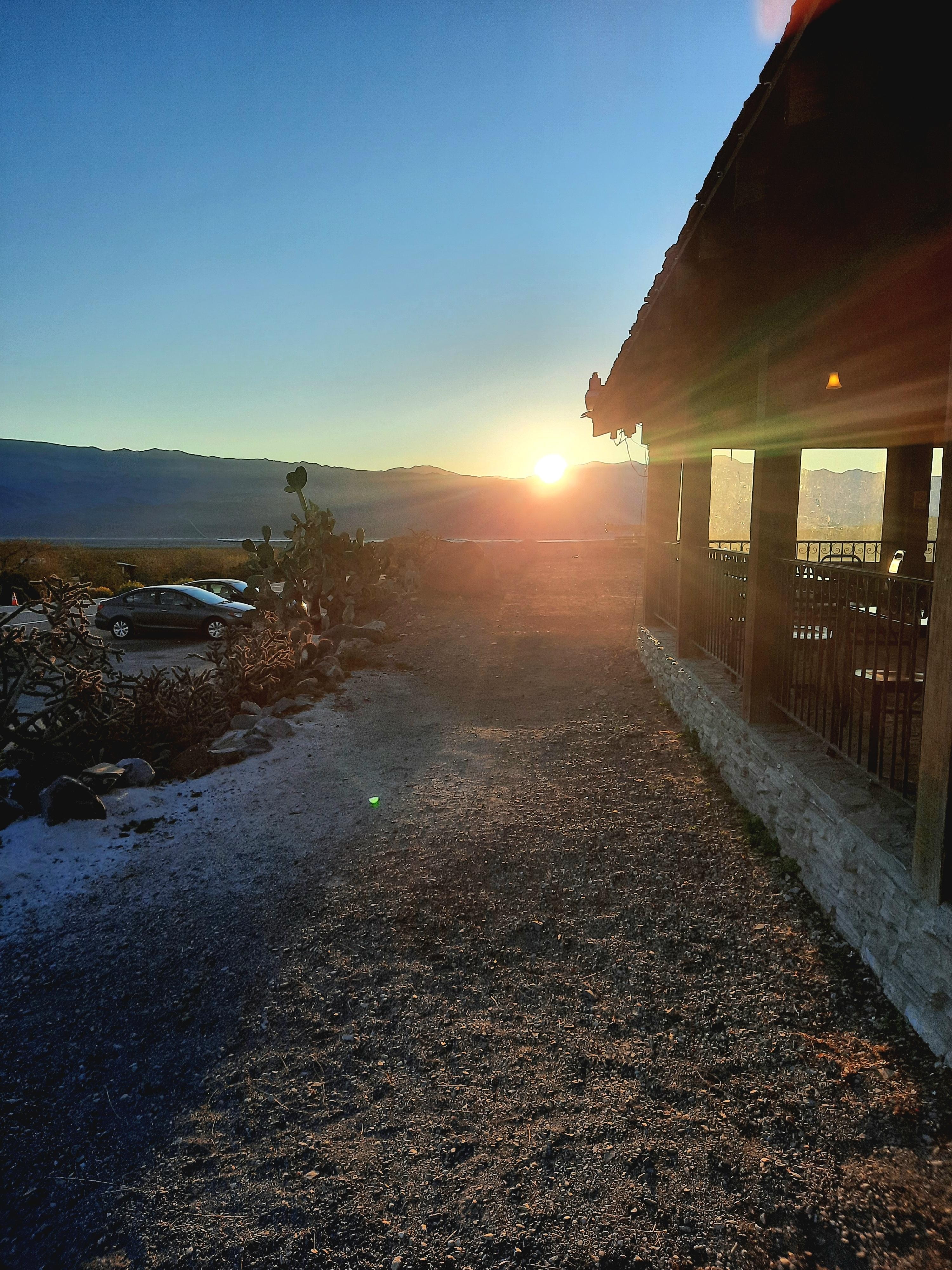 Sunrise near Restaurant