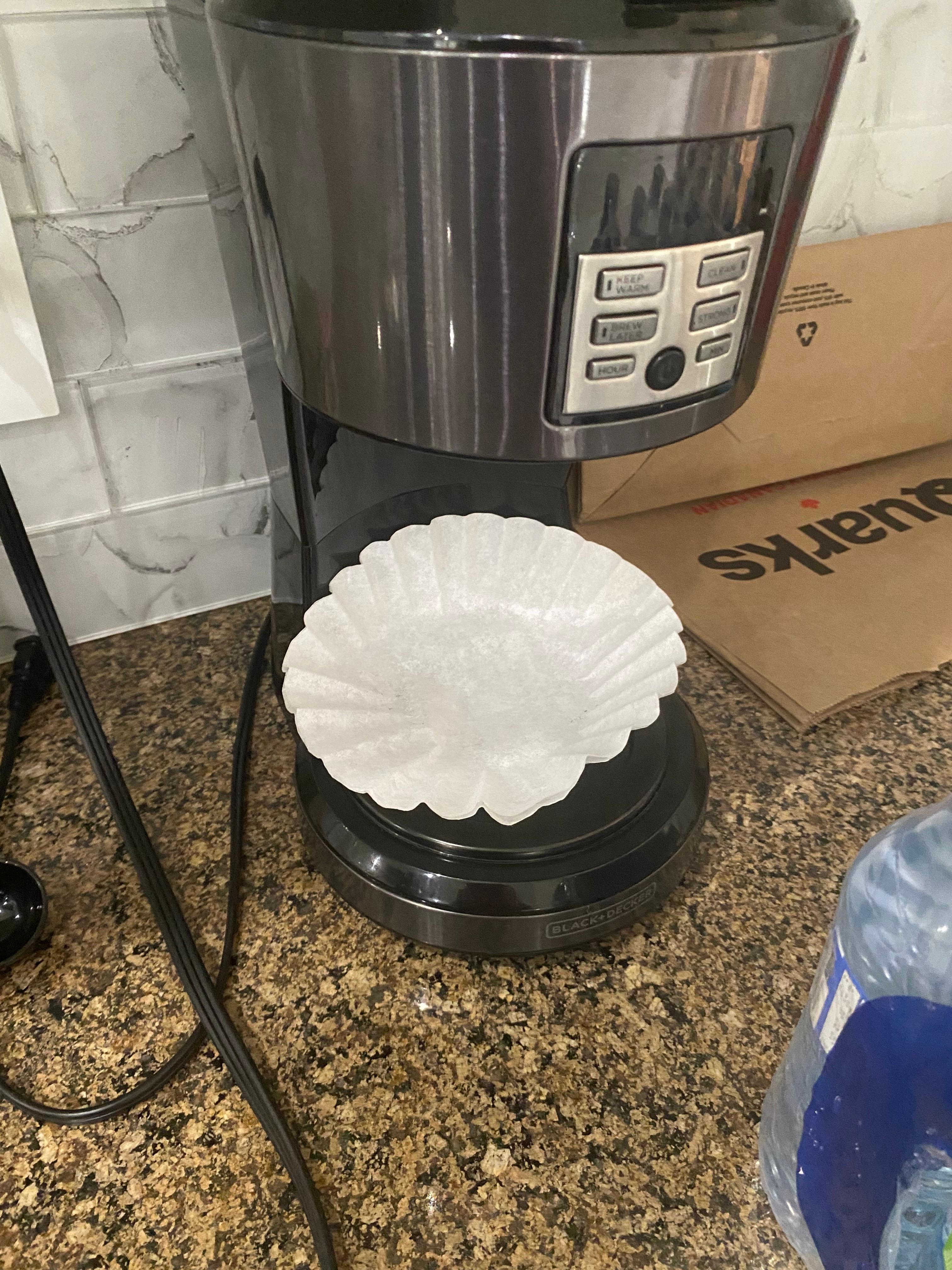 Not a coffee pot to be found