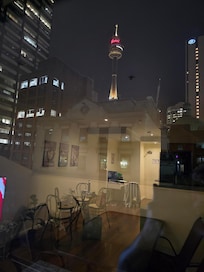 We didn't go outside on balcony as it was chilly due to being winter but looked nice