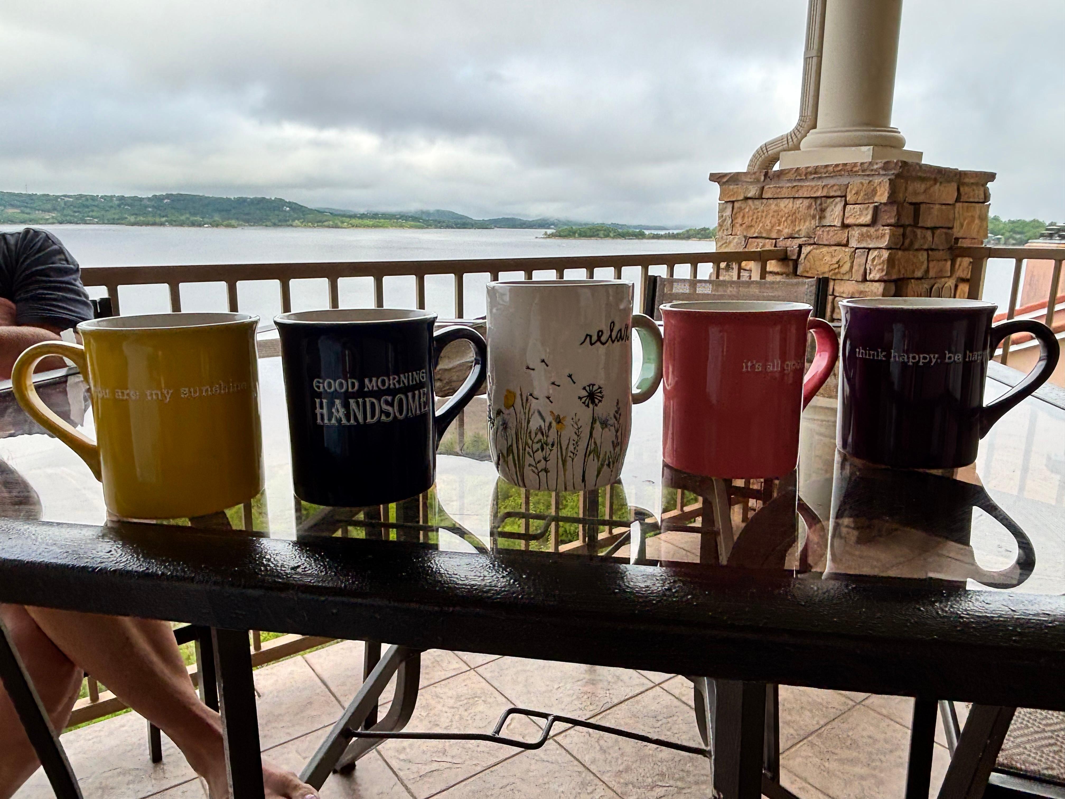 The cups represented each of us.