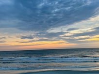 Sunrise view from the balcony