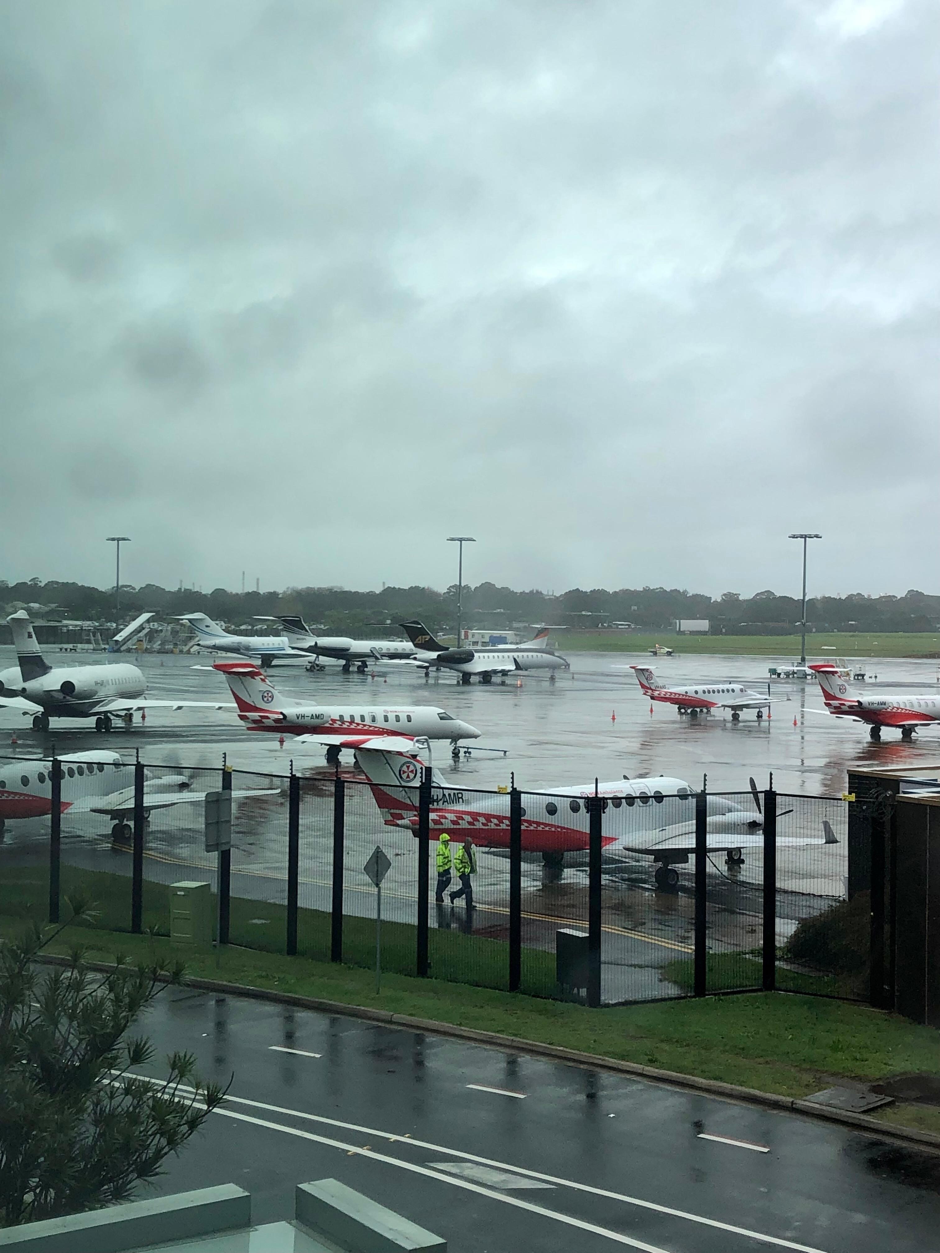 View from window … good for plane spotters