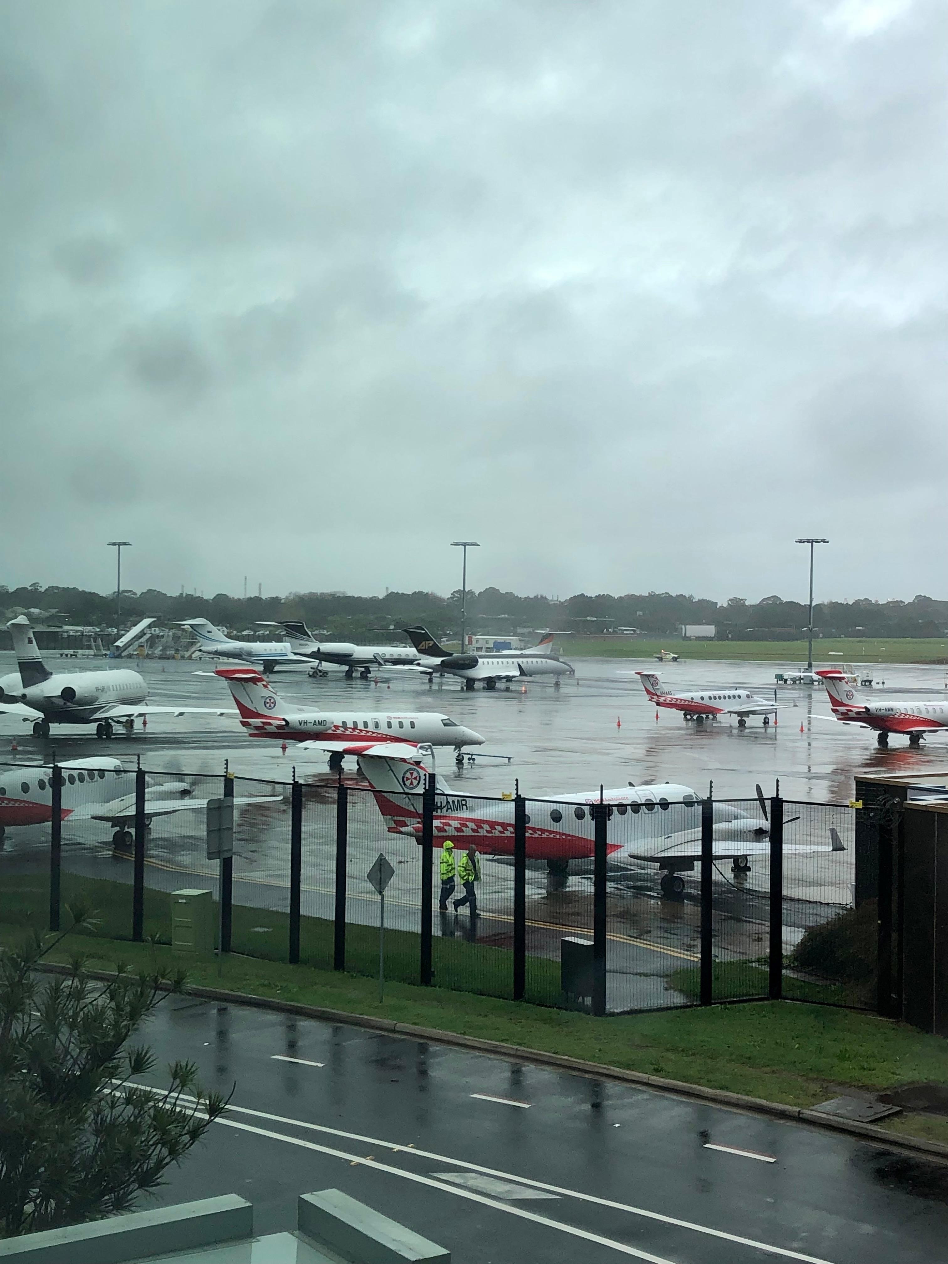 View from window … good for plane spotters