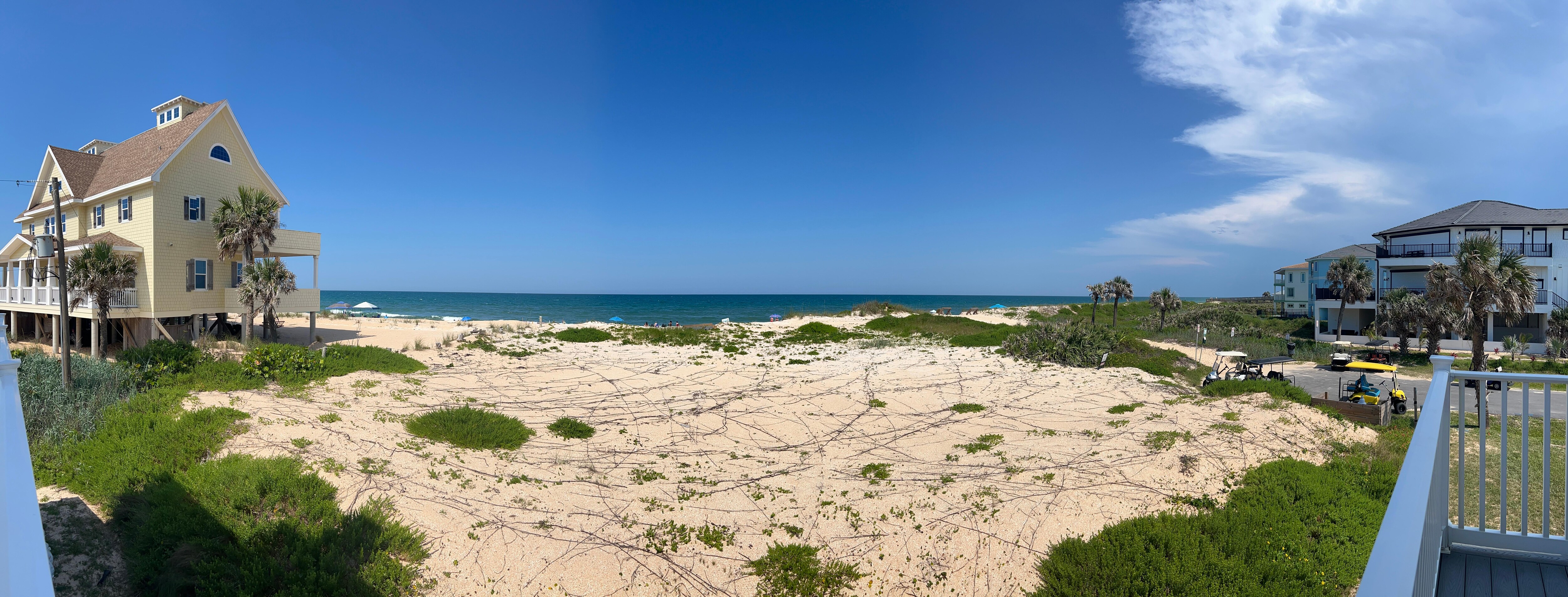 Panoramic view from the deck