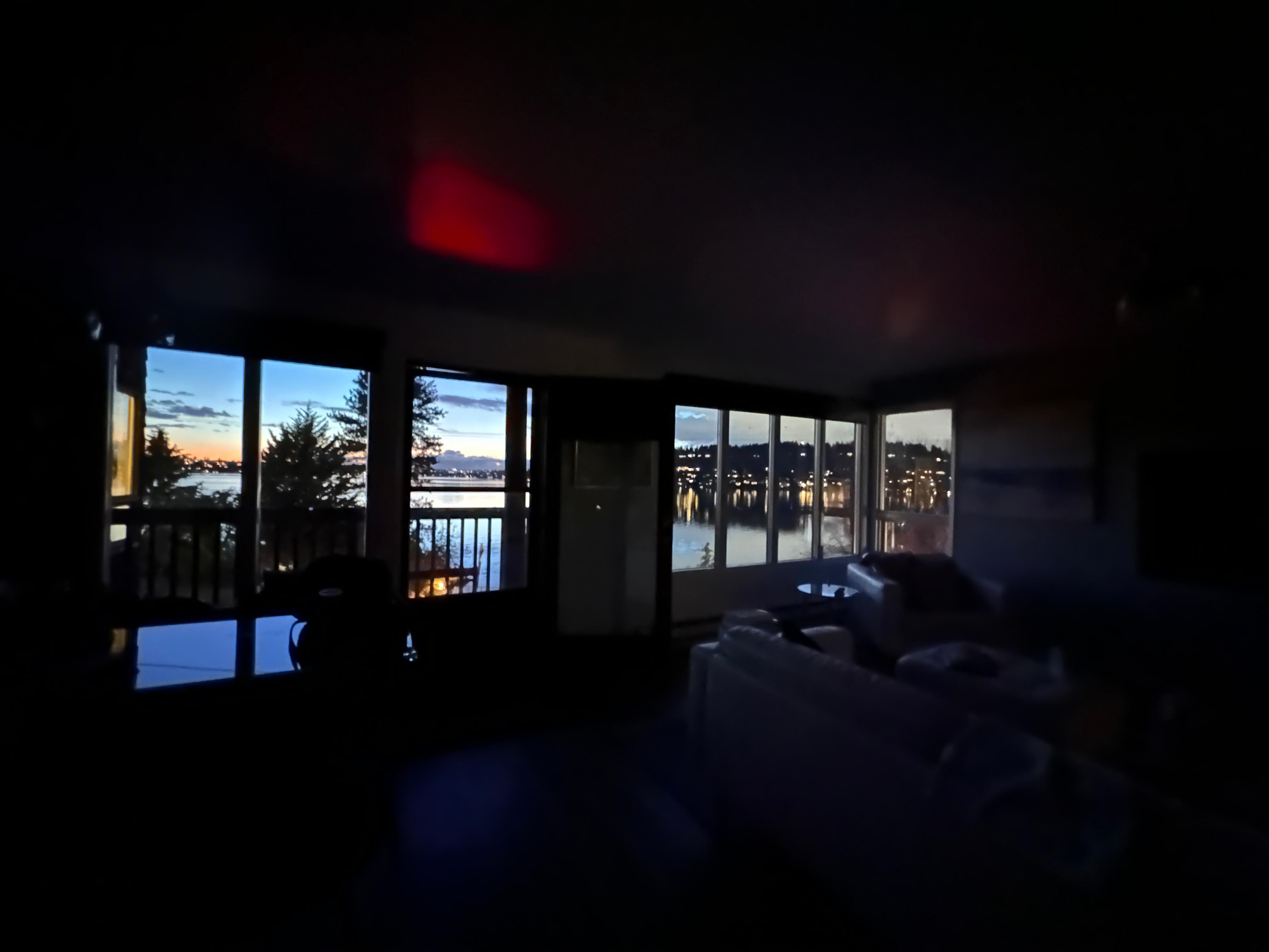 Sunset from the kitchen