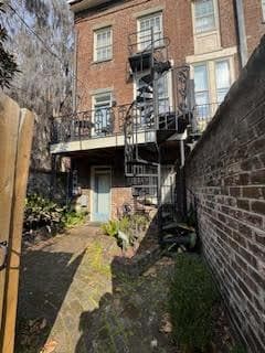 Rm. 301 courtyard by day