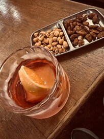 Negroni in the Hadley bar.