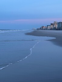 Evening walk on the beach