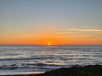 Sunset. By the hotel.