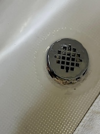 drain in shower