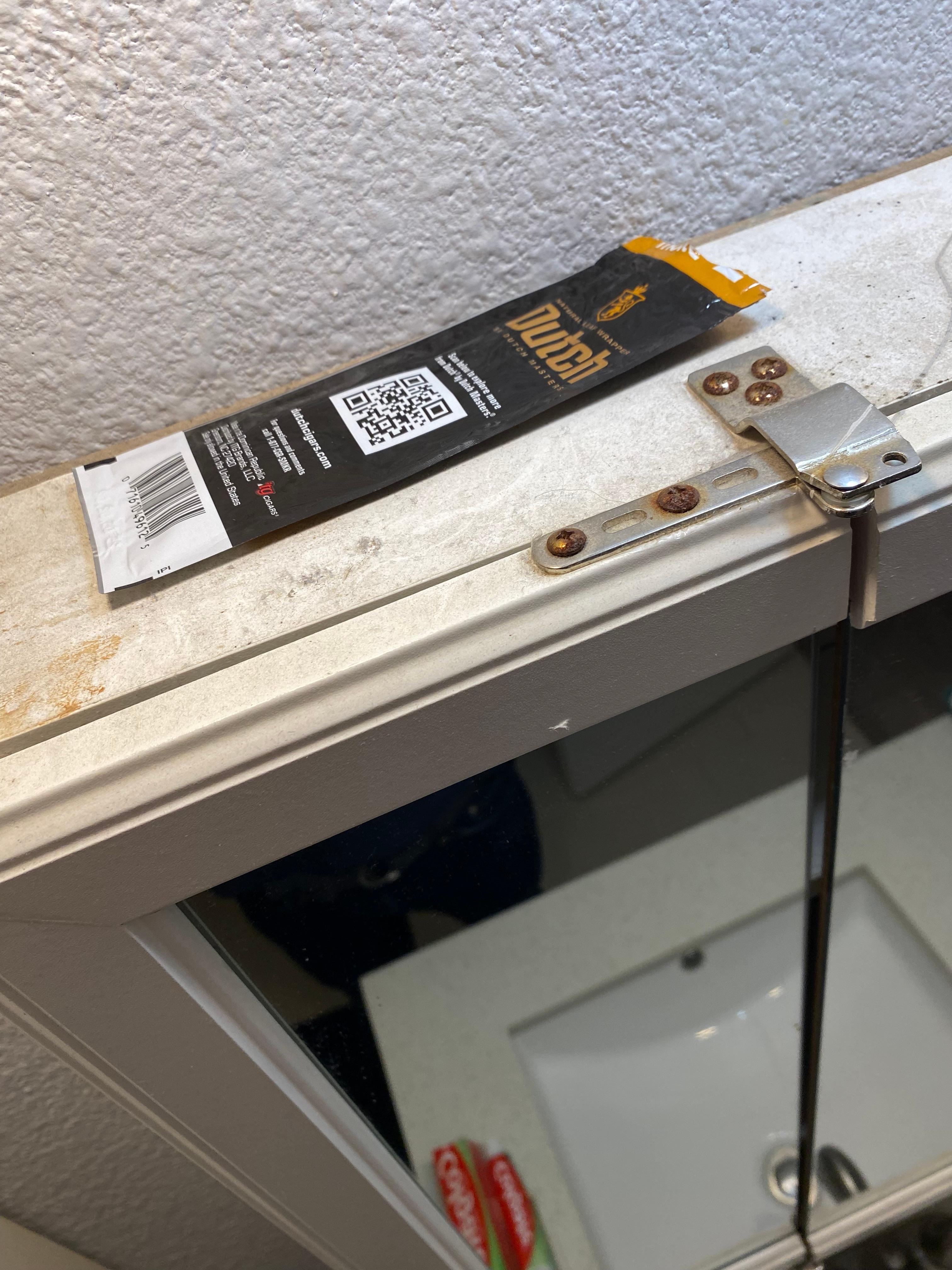 Cigar wrapper, I didn’t notice because of the candles, but another couple immediately could tell someone smoked in there previously. 