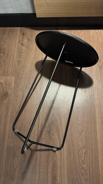 The flimsy 3 legs nightstand.