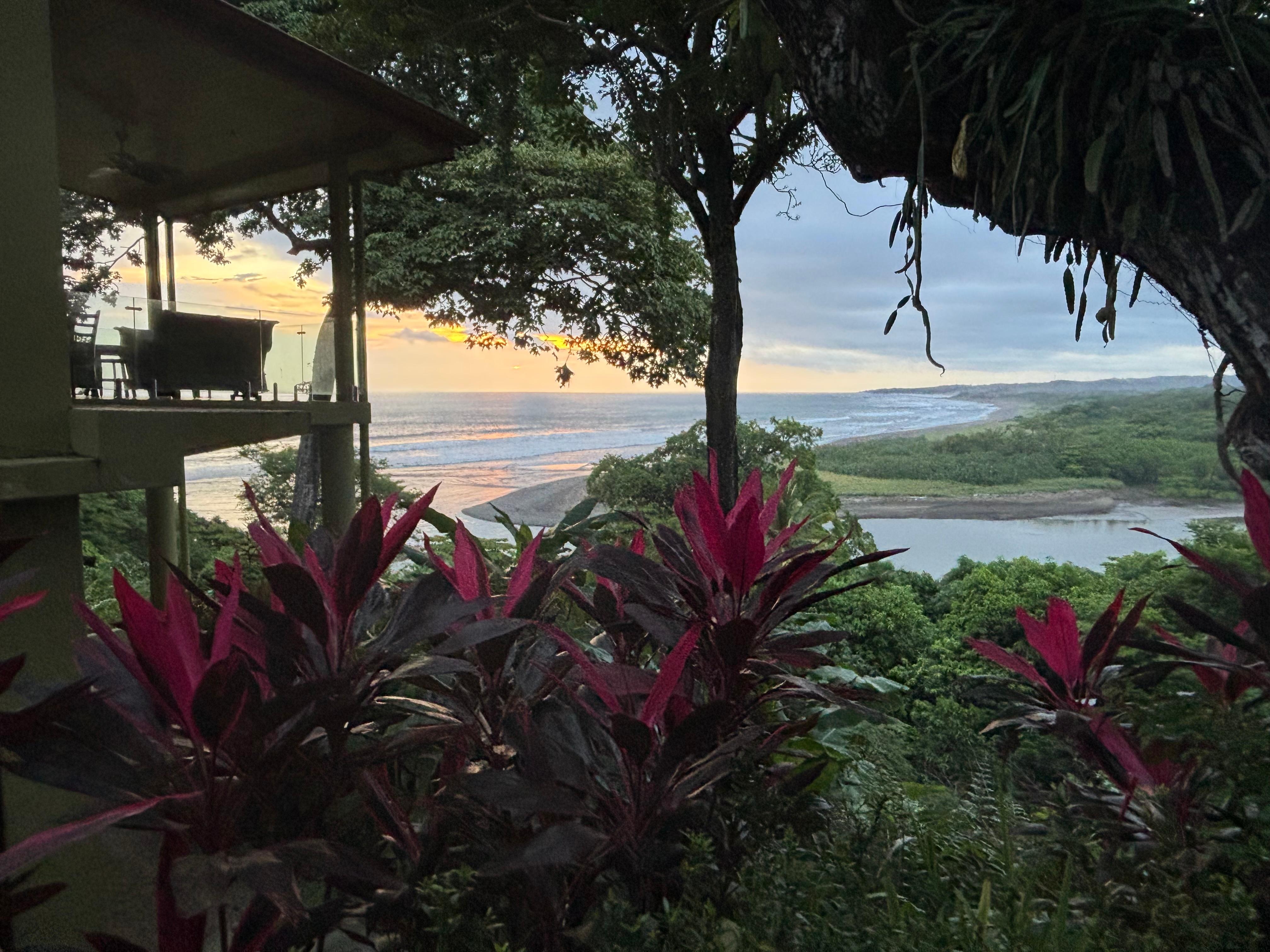 View from the rental’s patio