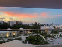 view from the balcony