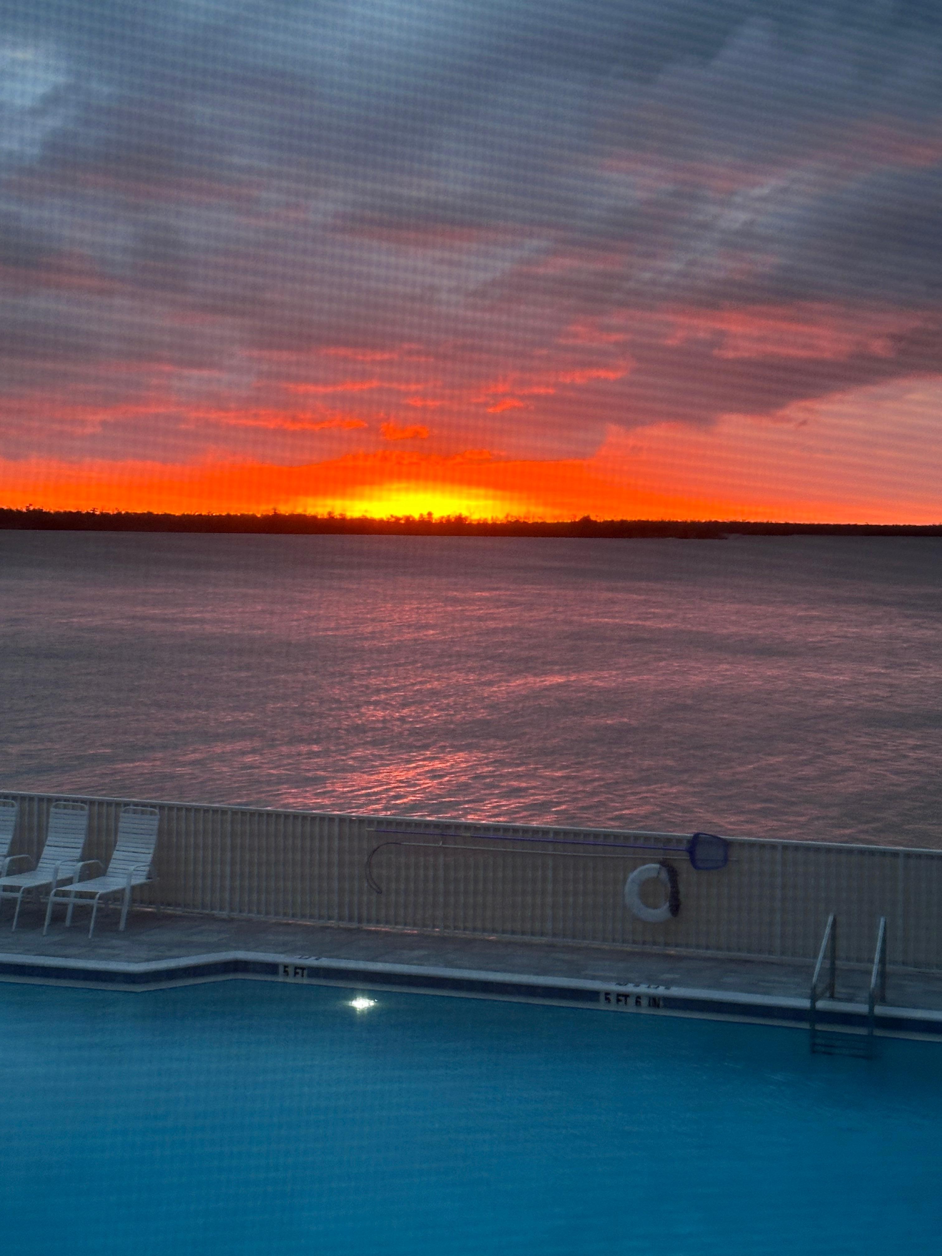 One of many beautiful sunsets